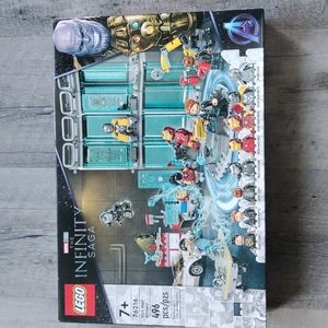 LEGO Marvel Iron Man Armory 76216 Building Toy Set for Kids, Boys, and Girls Age